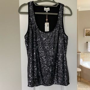 NWT Heartloom Sequin Tank